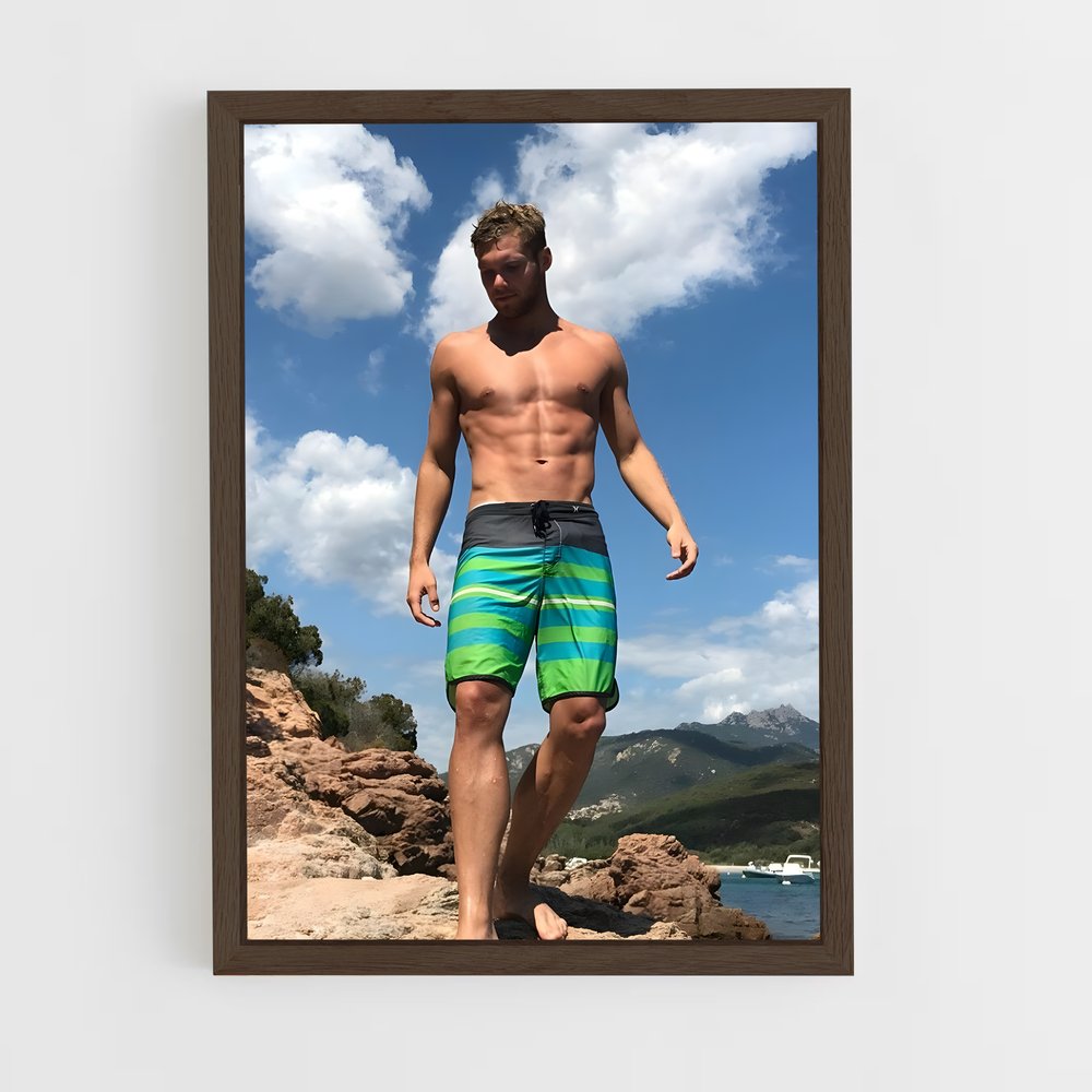 Poster Le Roi des Plages – affiche Athlétisme (vue 5)